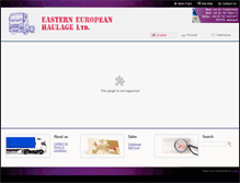 Tablet Screenshot of eehaulage.com